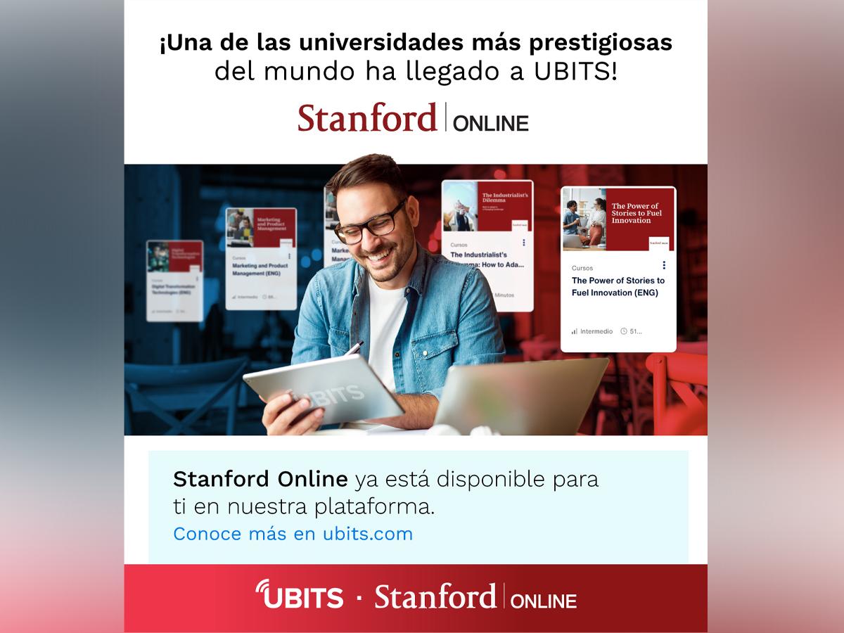 <i>Harvard Business Publishing y Stanford Online, entre los partners de contenido que los colaboradores pueden encontrar en la plataforma de UBITS. </i>