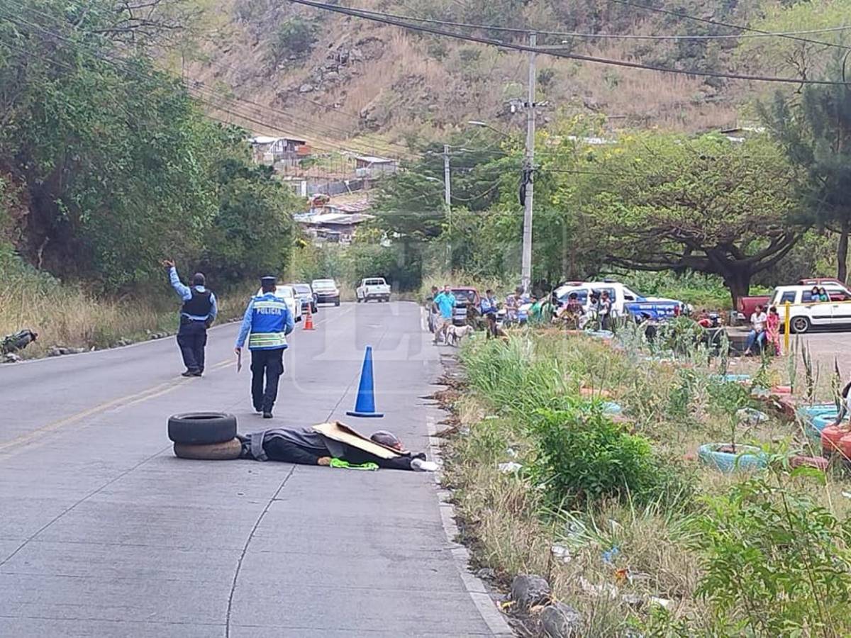 El cuerpo quedó a 20 metros de la moto: la escena tras accidente en cuesta El Chile