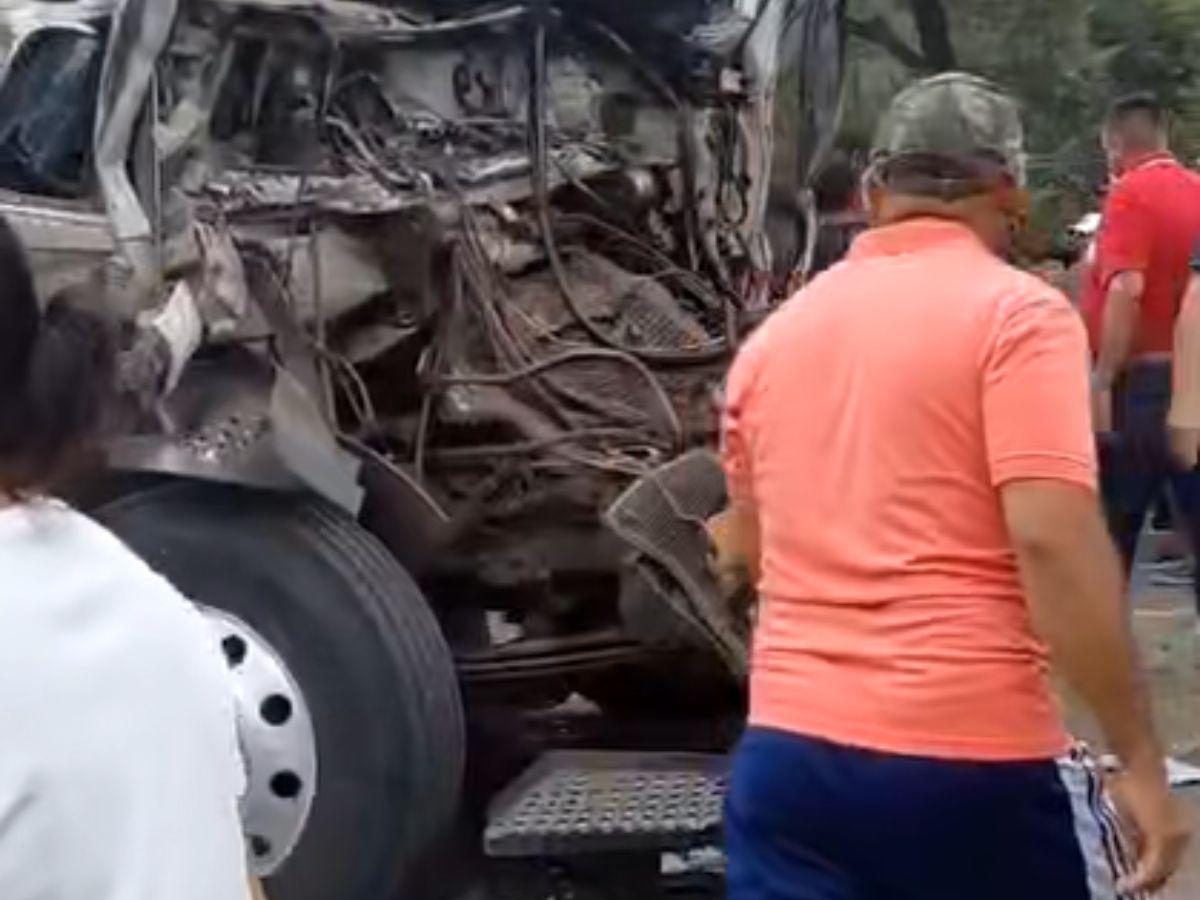 Su cuerpo quedó atrapado en el camión: así rescataron el cuerpo sin vida de Arlin Meza