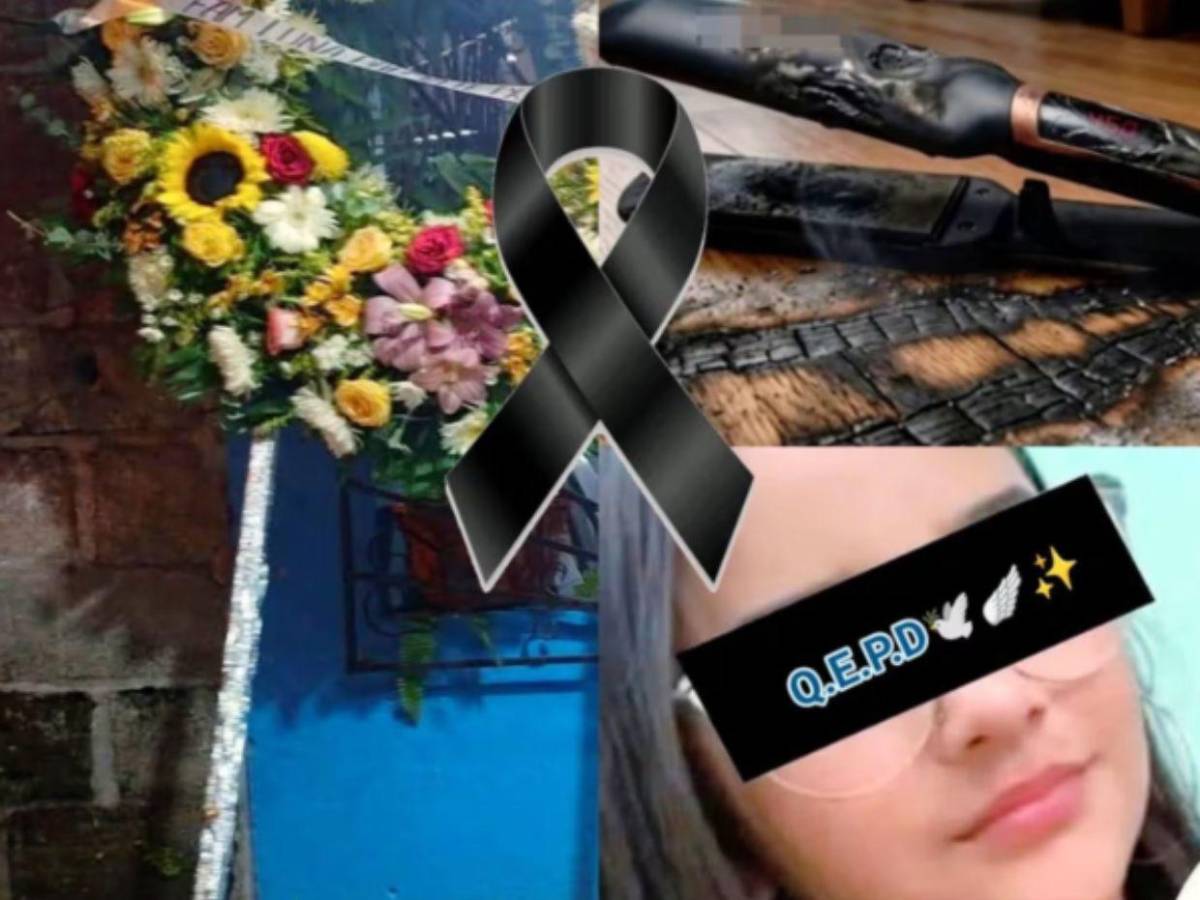 María Souza murió tras ser electrocutada mientras se planchaba el pelo