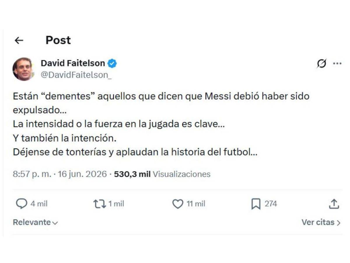 Explotan en redes tras falta de Messi donde pedían roja: Siempre tiene alguna ayudita