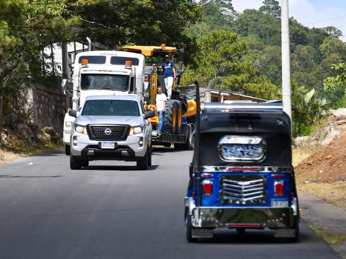 Ojojona, primer municipio de Francisco Morazán en recibir maquinaria