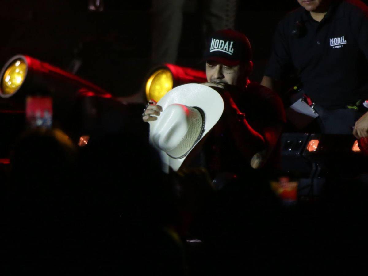 El concierto de Christian Nodal en Tegucigalpa, en imágenes