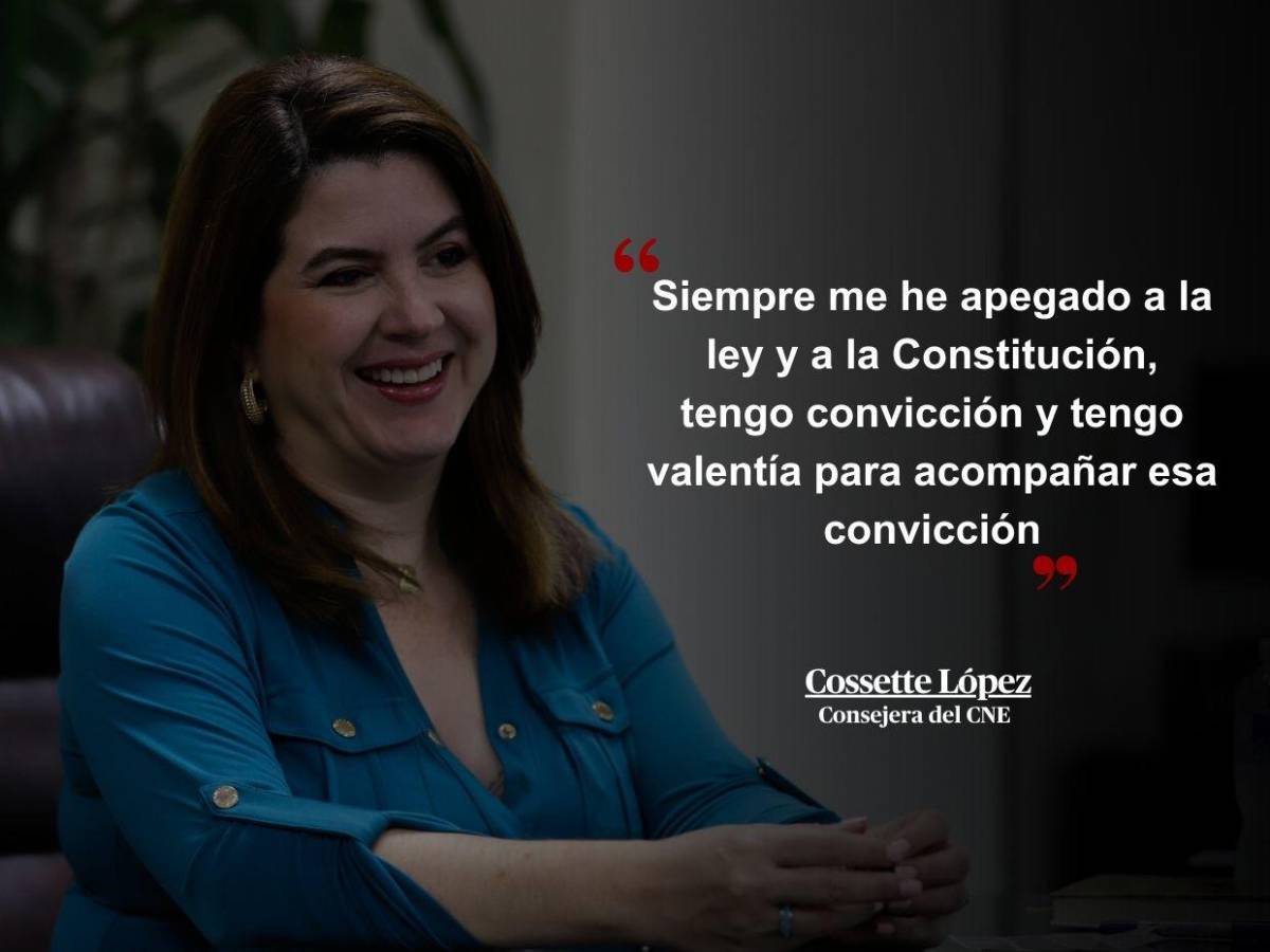 Creemos que nuestras comunicaciones están intervenidas: Frases de Cossette López antes de dejar la presidencia del CNE
