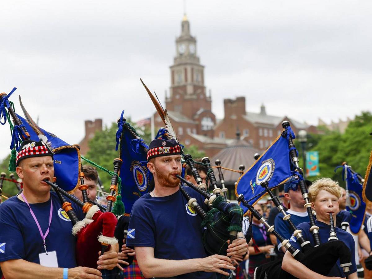 Tartan Army marcha en apoyo a Escocia frente a Marruecos en Mundial 2026