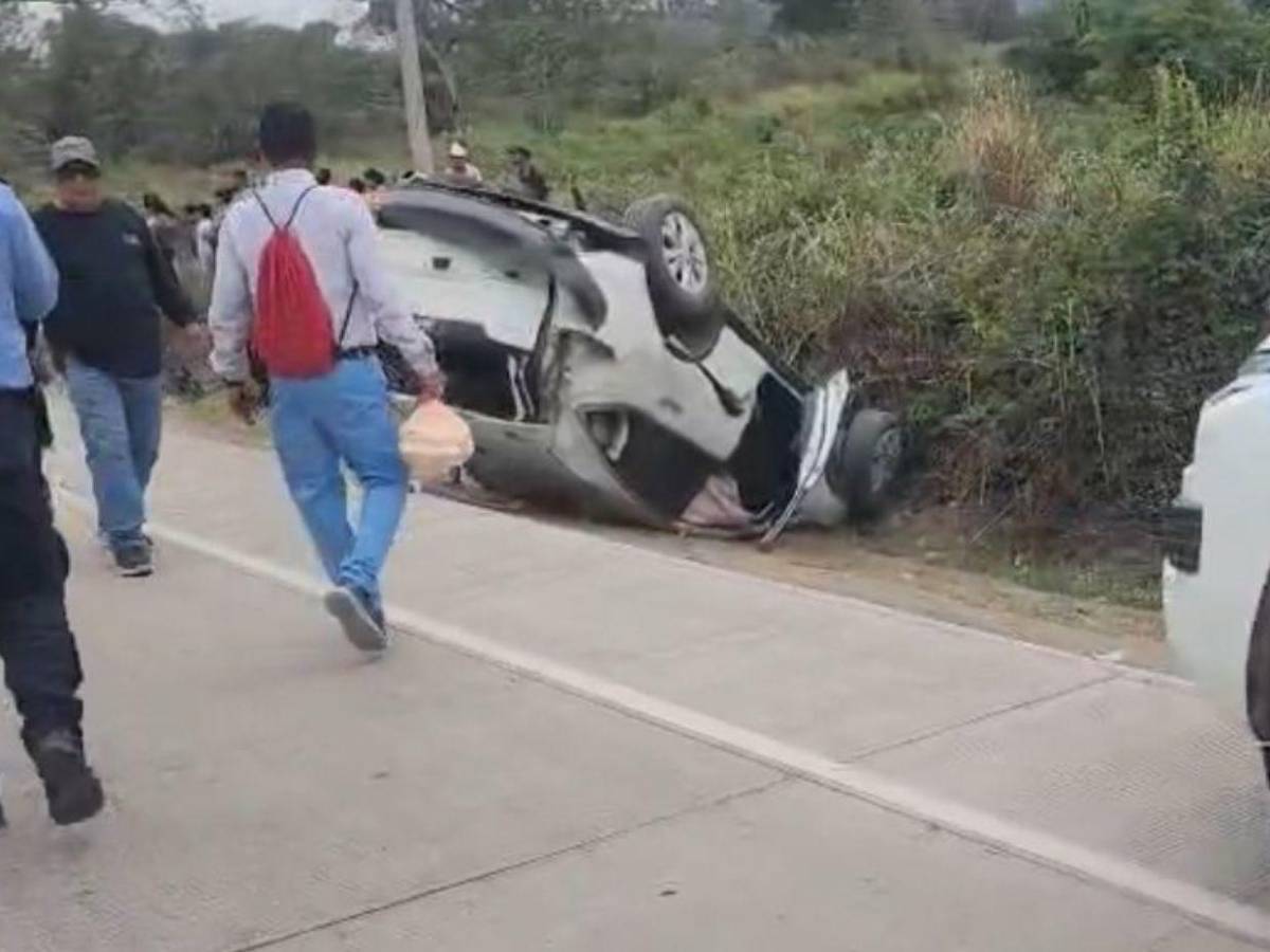 ¿Perdió el control? Esto se sabe del fatal accidente que dejó una pareja muerta en Quimistán