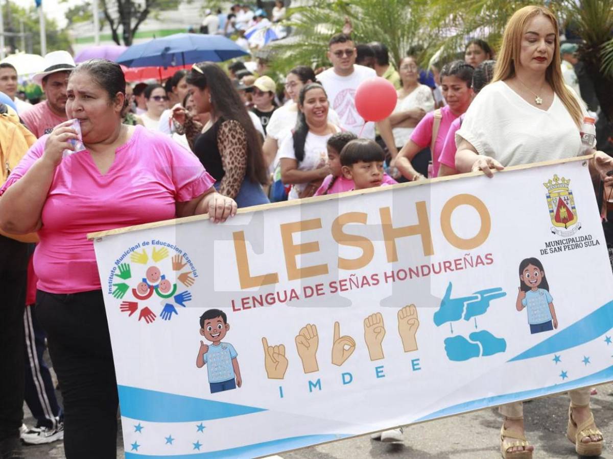 Con orgullo y patriotismo, niños promueven una Honduras inclusiva, solidaria y justa