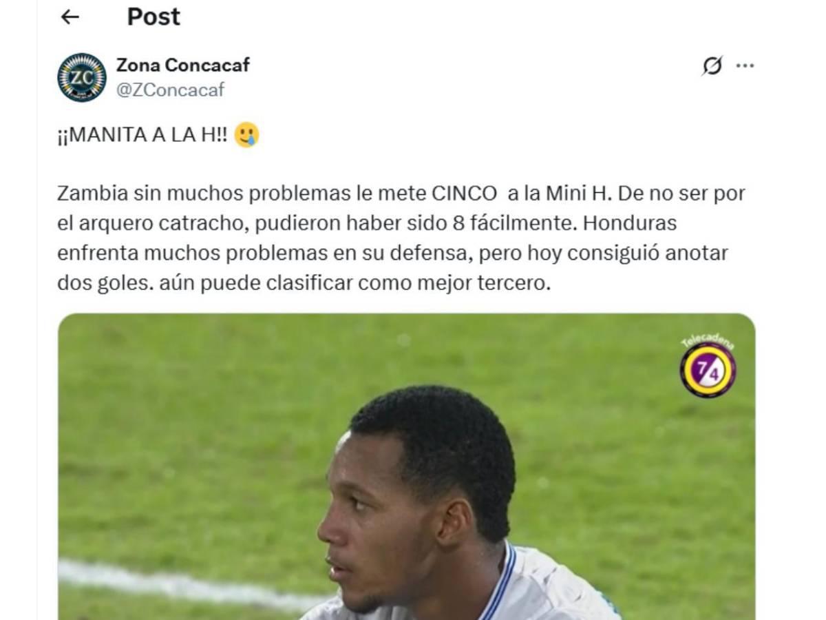 Indignación en medios catrachos por goleadas a Honduras en el Mundial Sub-17