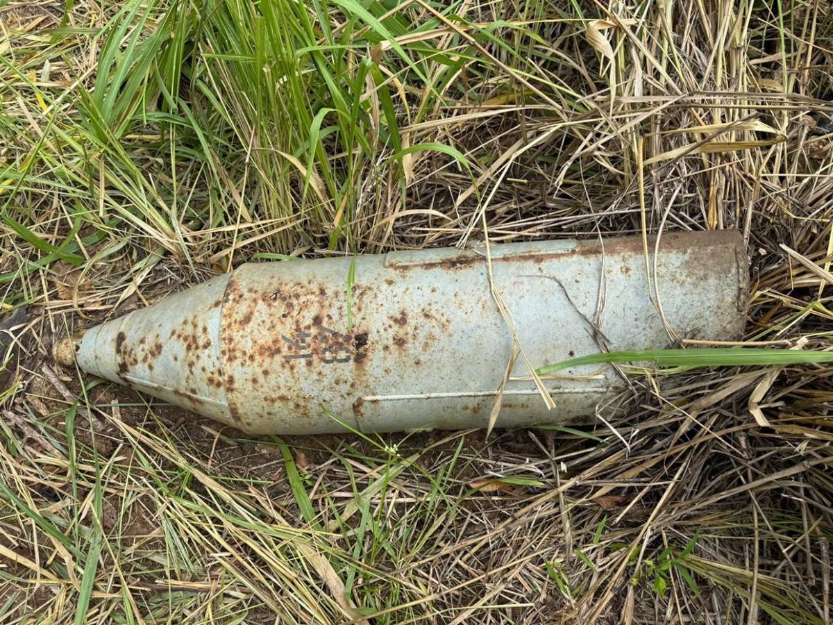 Una bomba dormida desde los 80´: vestigio bélico que Olancho guardó por más de 40 años