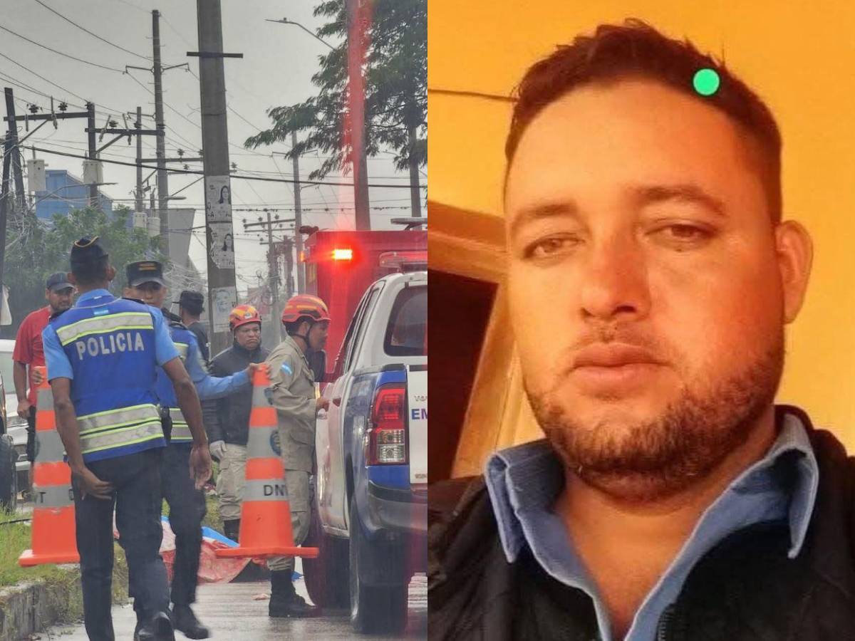 Joven muere decapitado cuando conducía por bulevar en Juticalpa y se enredó en cables