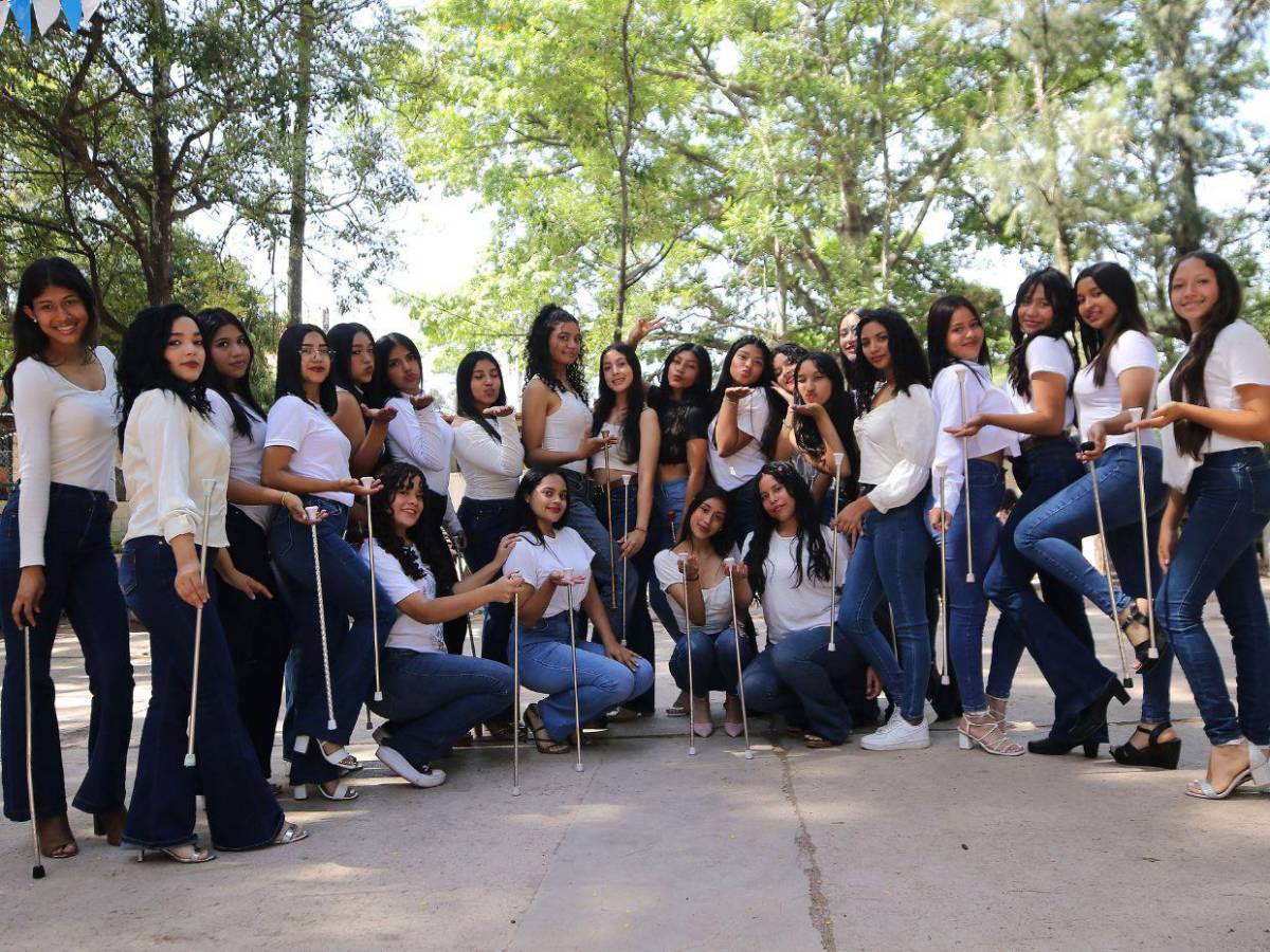 Ellas son las bellas palillonas que representarán al Intae en los desfiles patrios