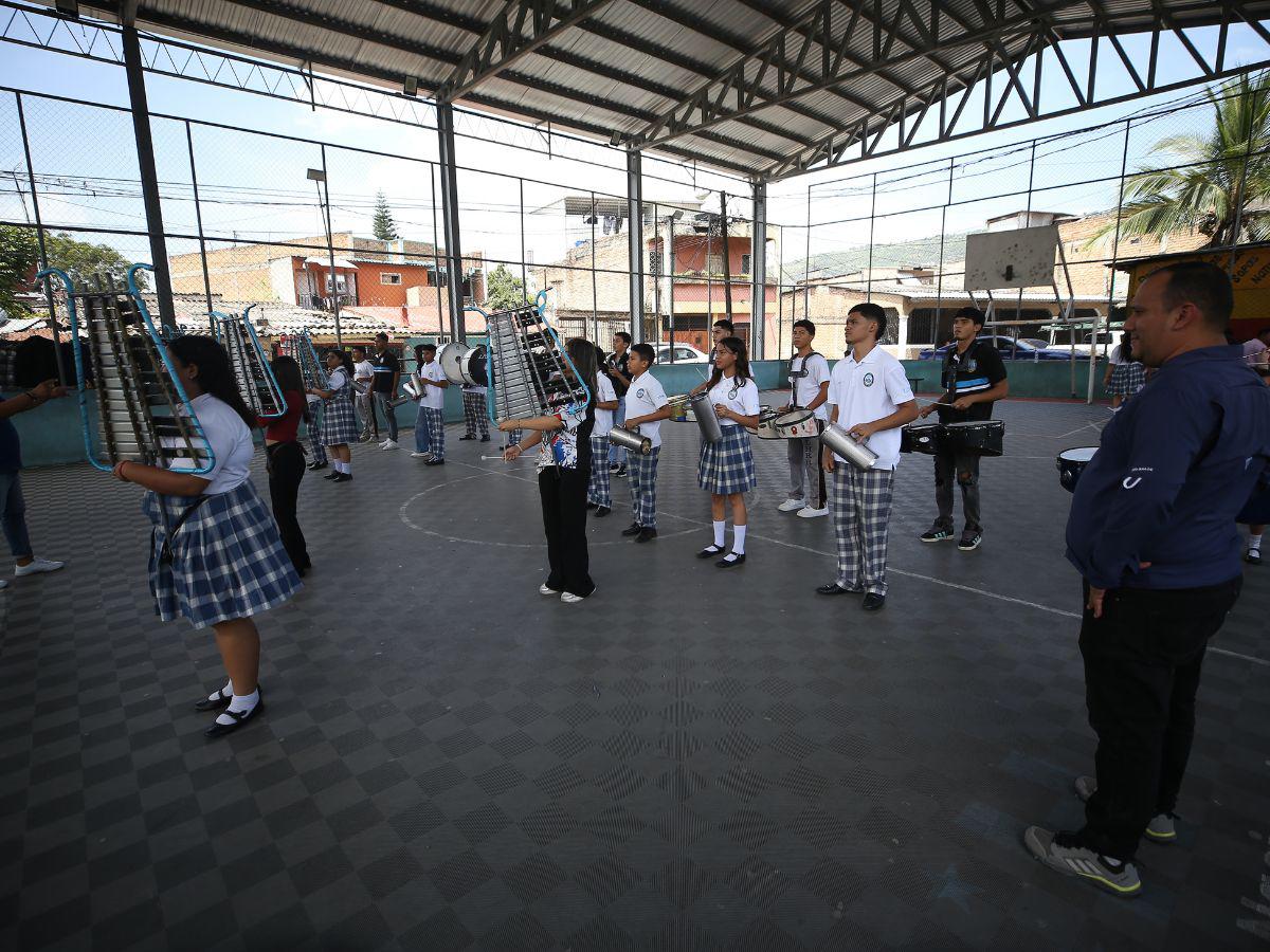 Con 32 estudiantes, la banda del Liceo Heiner Reyes promete un show este 15 de septiembre