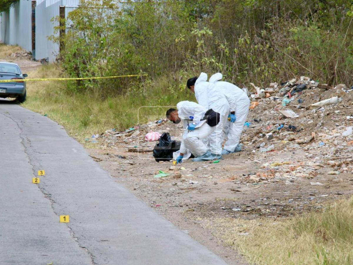Embolsada y maniatada, hallan a una persona muerta en Nueva Aldea de la capital
