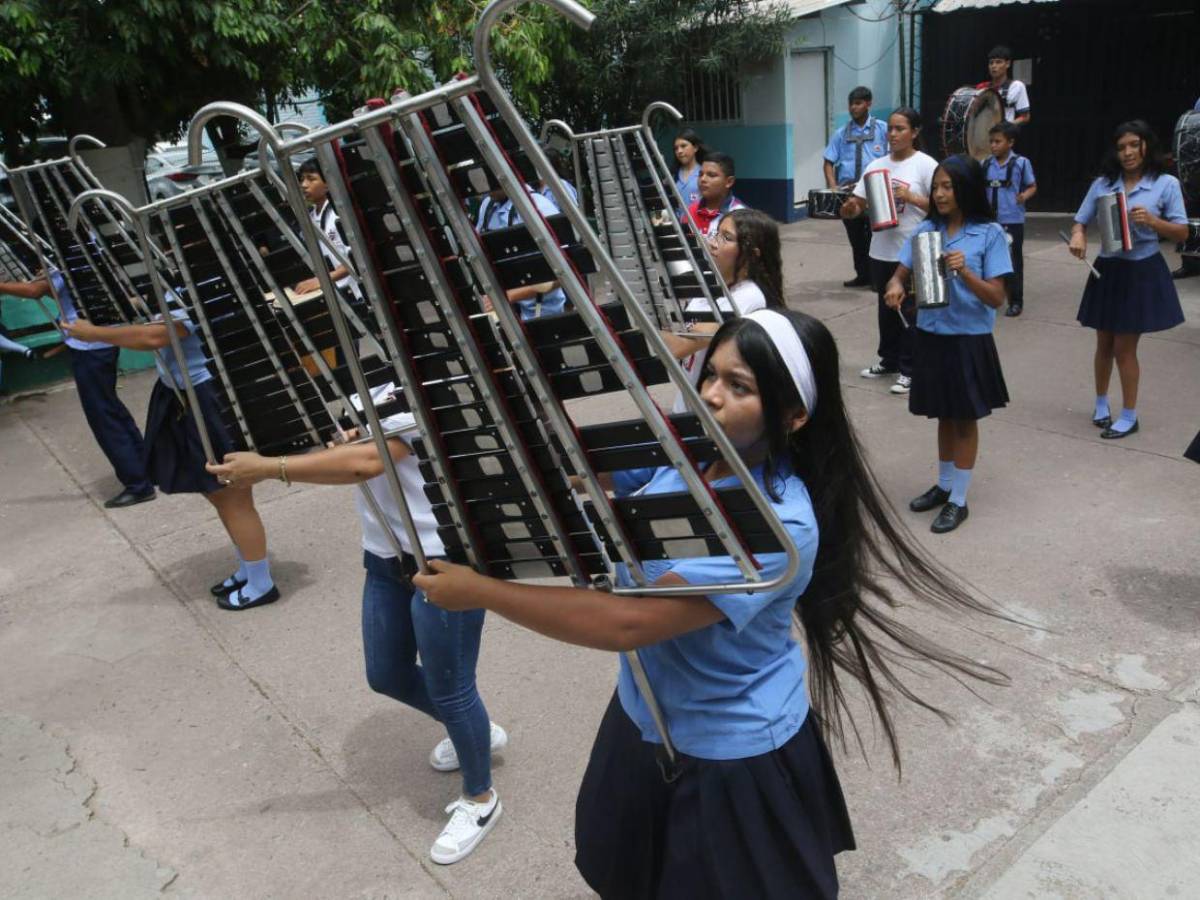 Con ritmos tradicionales y modernos, banda del Jesús Milla Selva se prepara para el 15 de septiembre