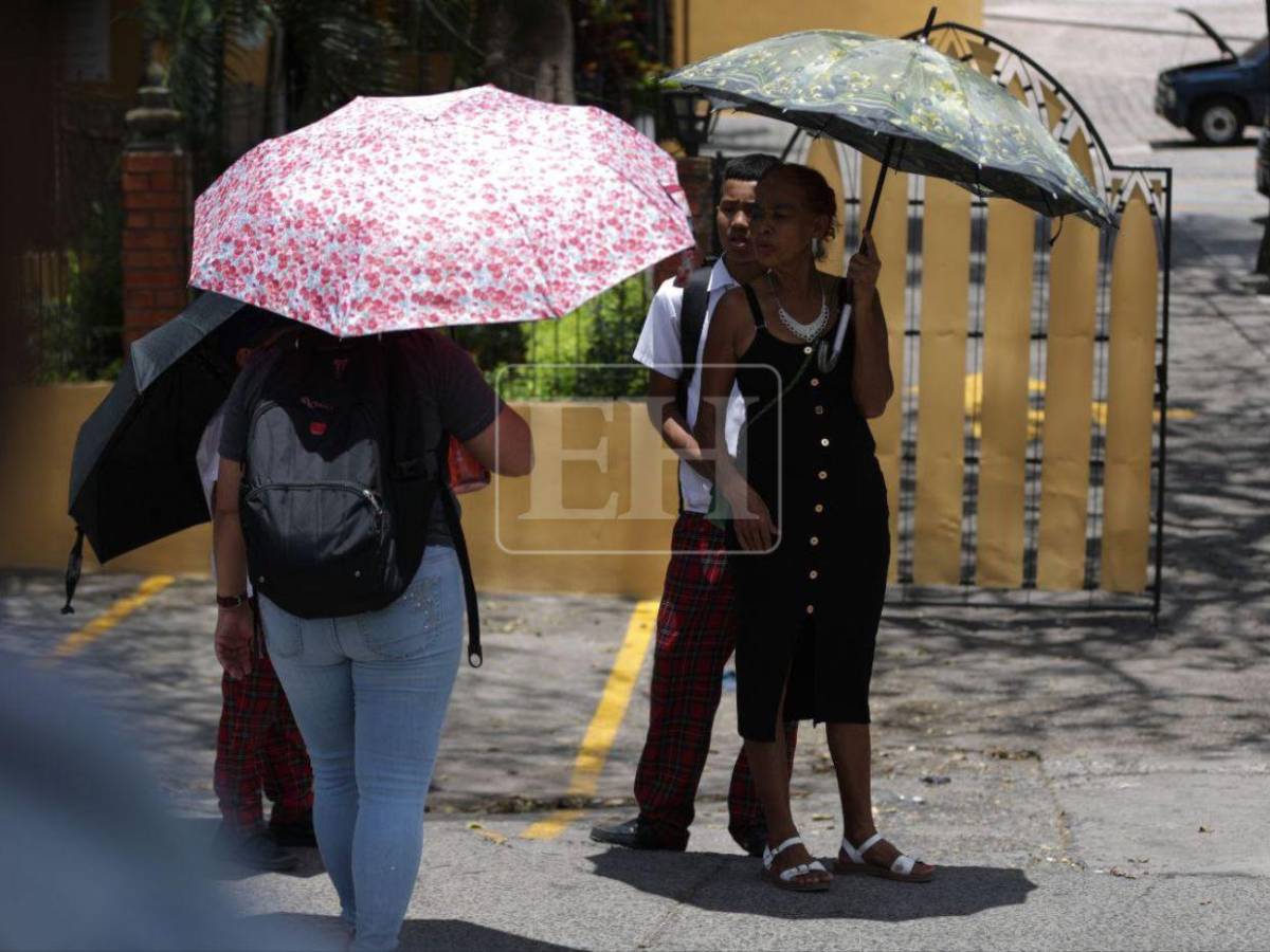 Lluvias en apenas seis departamentos y altas temperaturas en otros este viernes en Honduras