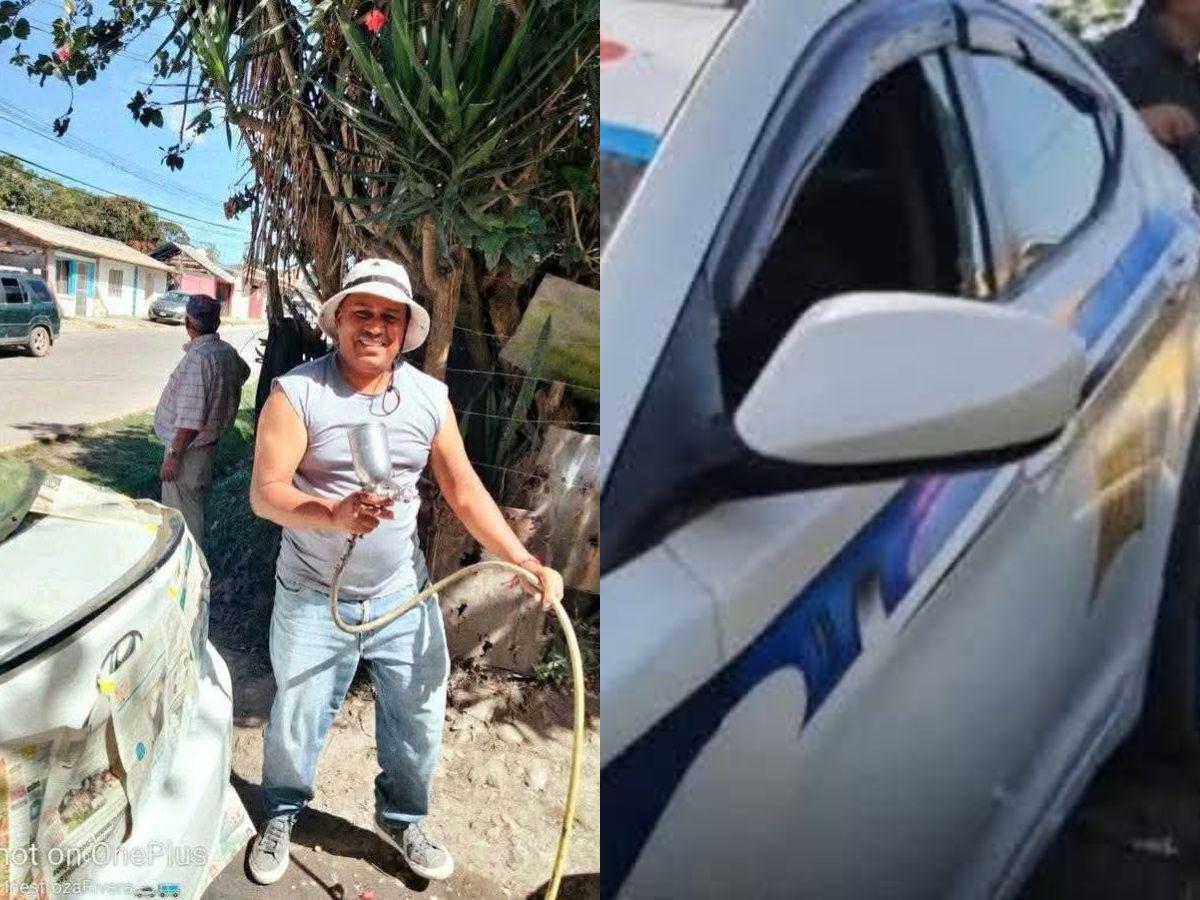 Regresó para llevar a su hija a la escuela: Denis Amaya, taxista acribillado en Siguatepeque