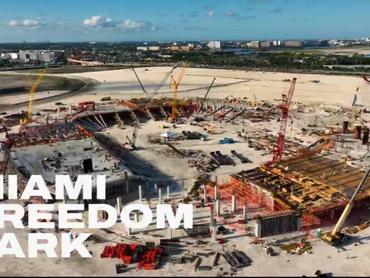 Nuevo estadio del Inter Miami de Messi: así avanza la construcción