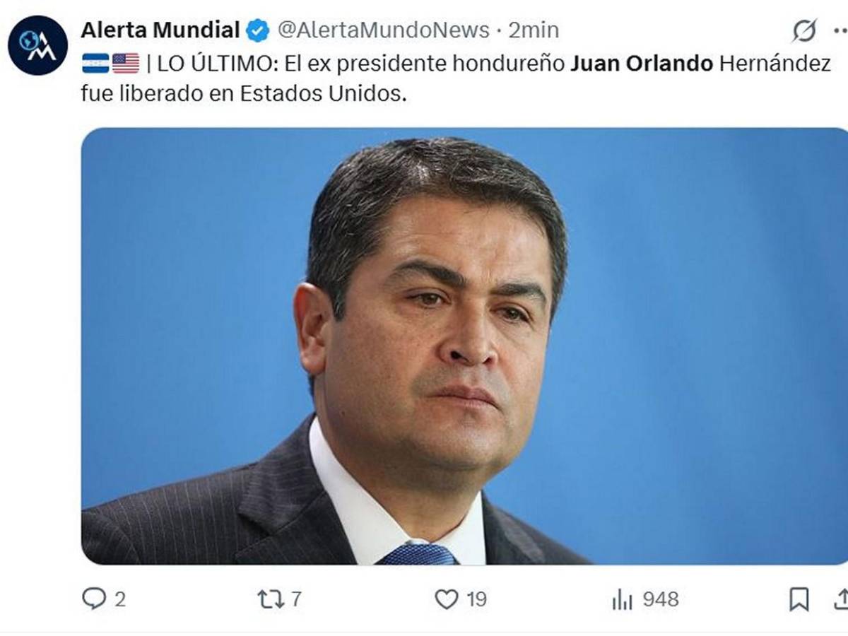 Ha quedado en libertad: Así informa el mundo que Juan Orlando Hernández salió de prisión