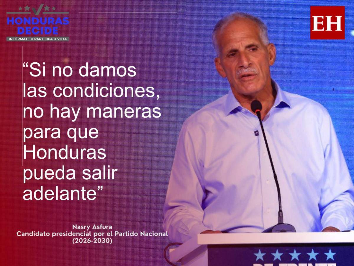 Denme esa oportunidad, Honduras: las frases de Nasry Asfura en foro de USAP