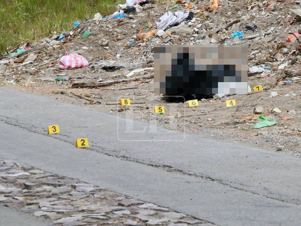Embolsada y maniatada, hallan a una persona muerta en Nueva Aldea de la capital