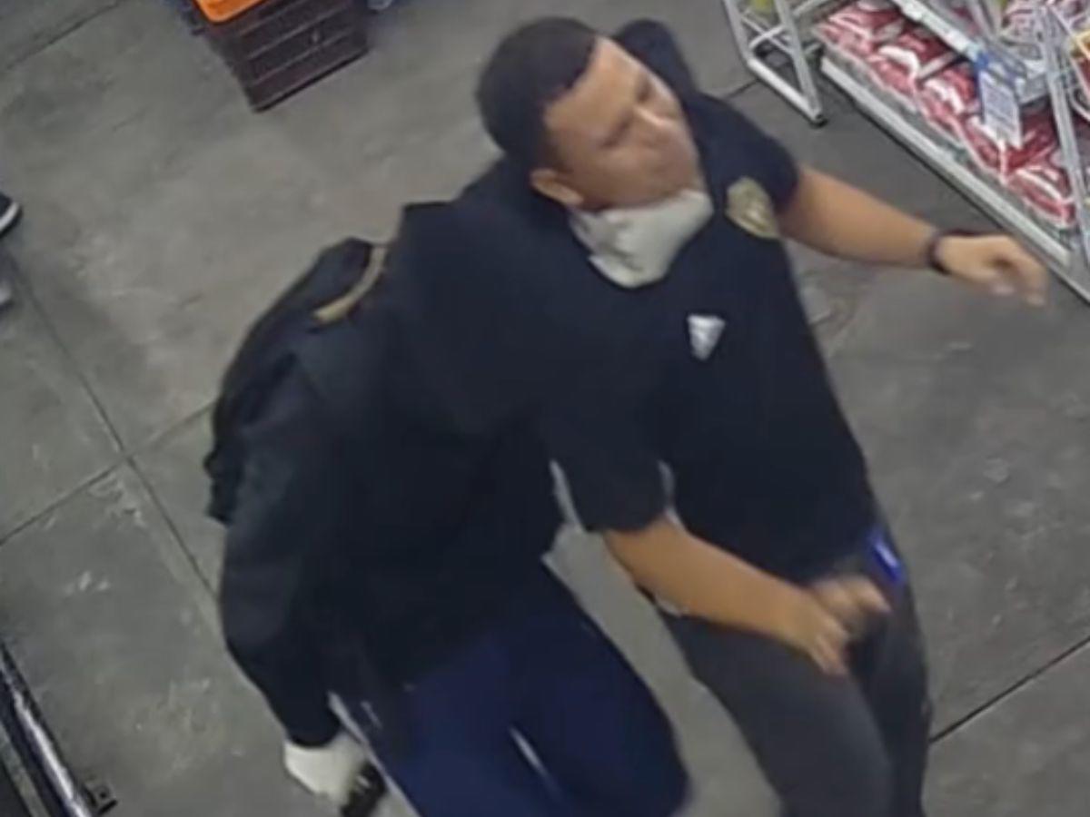 Encapuchados y armados: así fue el asalto frustrado en el Supermercado Queyma de La Ceiba