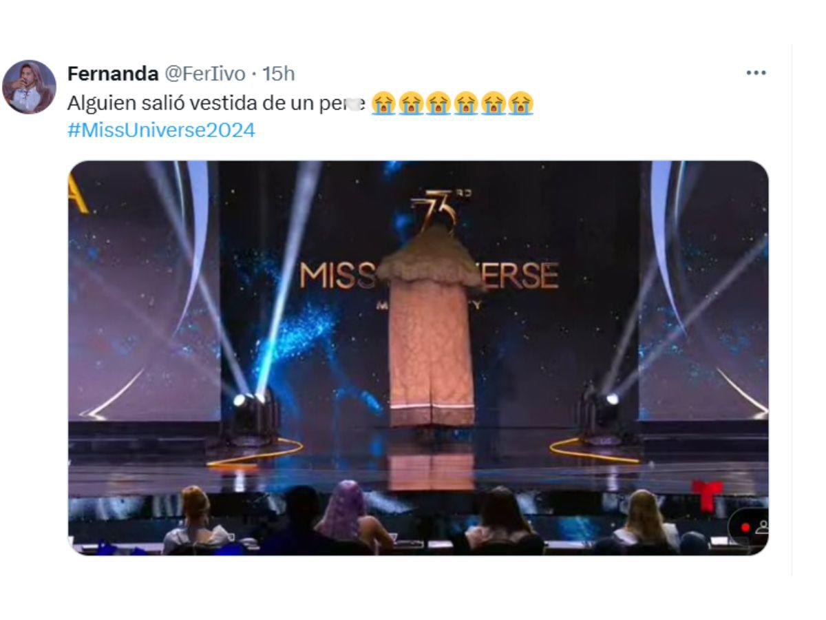Los memes más divertidos que dejó la gala preliminar de Miss Universo 2024