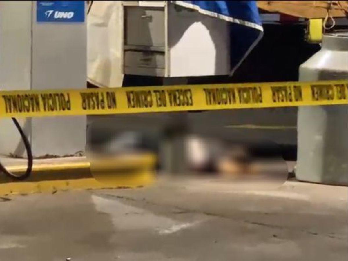 Sicarios lo acribillaron en una gasolinera: crimen de Maynor Duarte en Choluteca