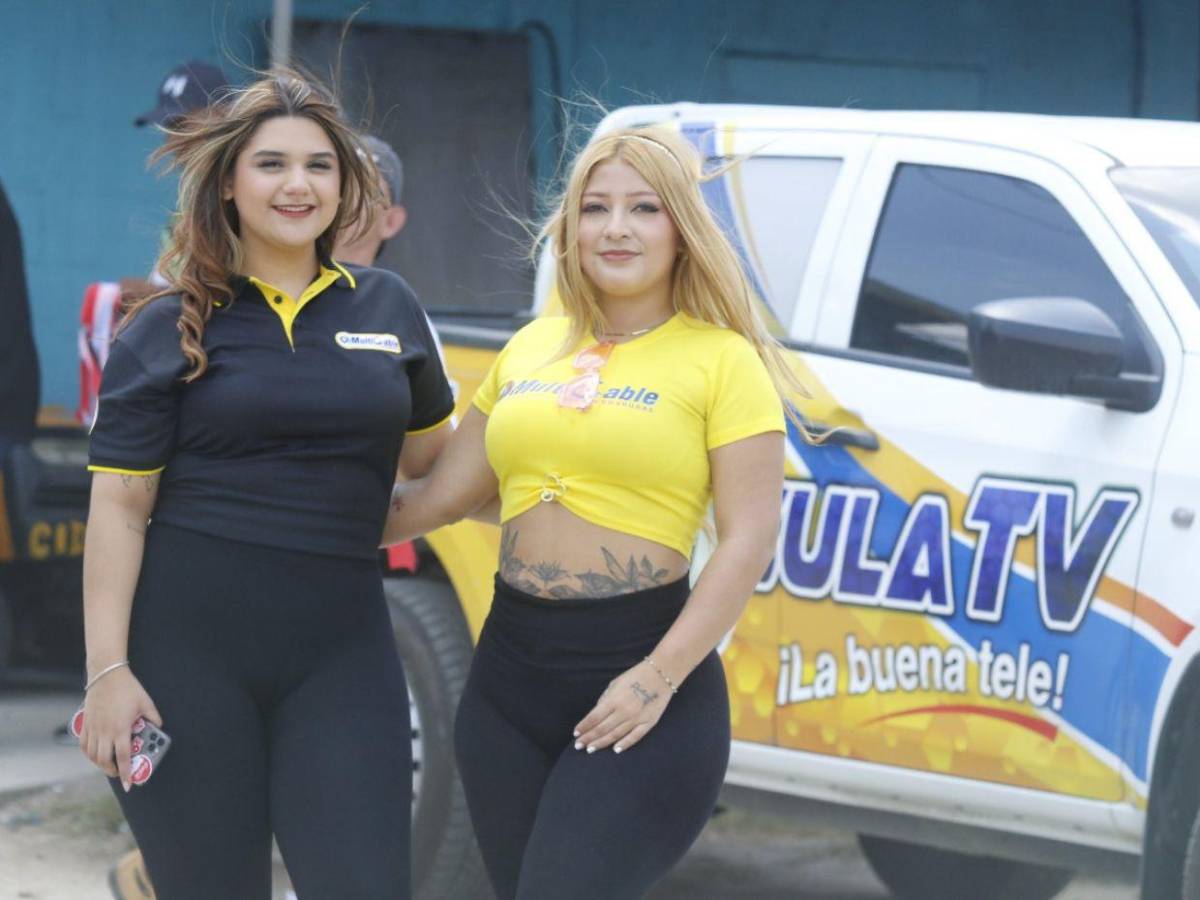 Hermosas aficionadas llegan al estadio Rubén Deras para la finalísima de ascenso