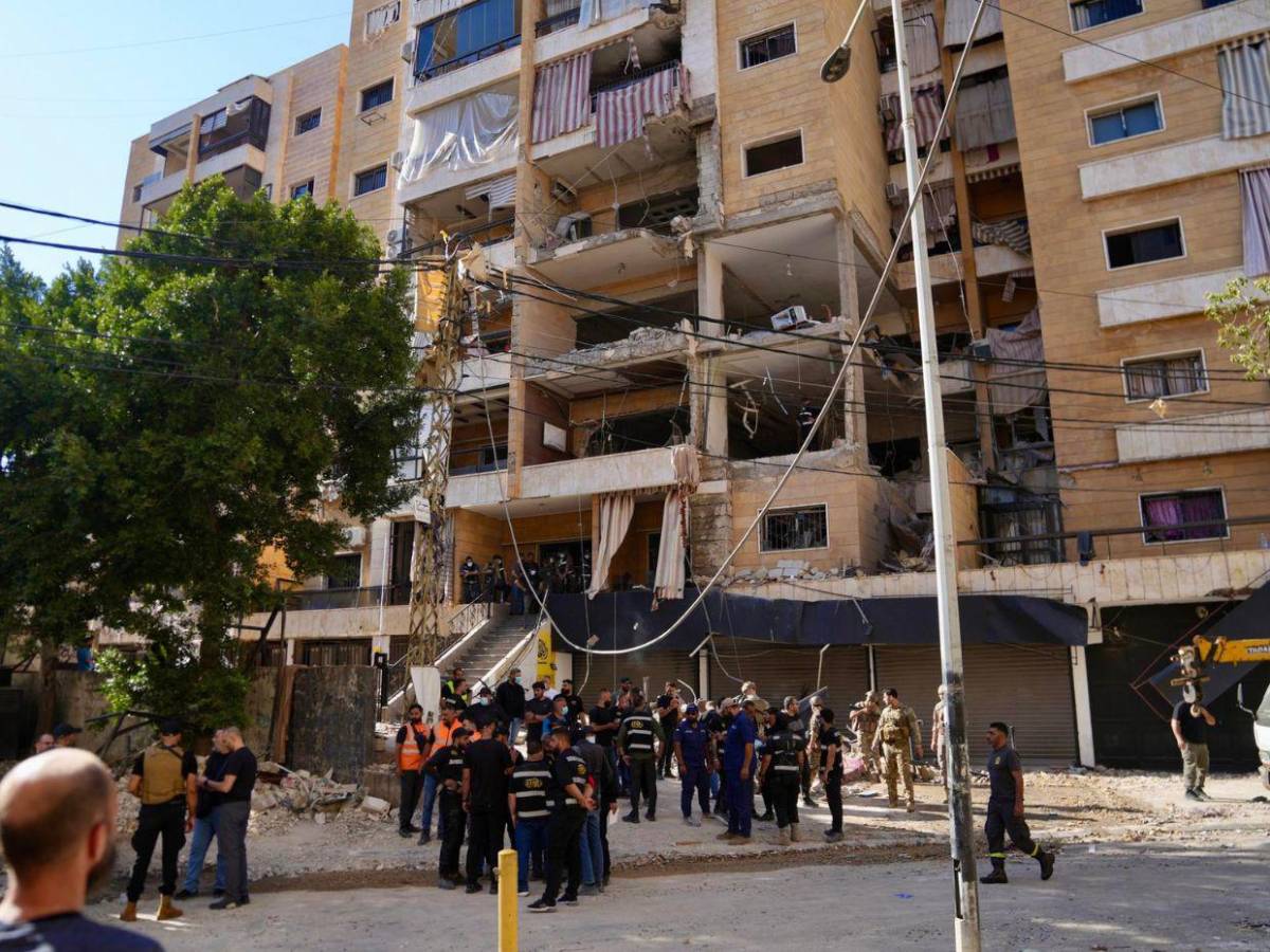 Muertos, heridos y edificios destruidos: fotos del caos en Beirut tras ataque de Israel