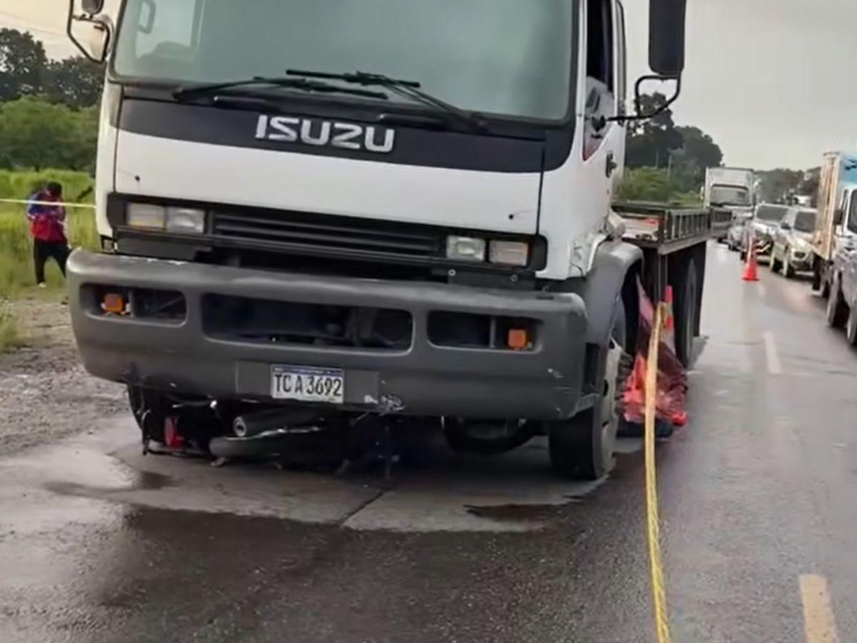 El cuerpo de Gerson Murillo quedó bajo un camión: iba a ver a su novia y se accidentó en la CA-13