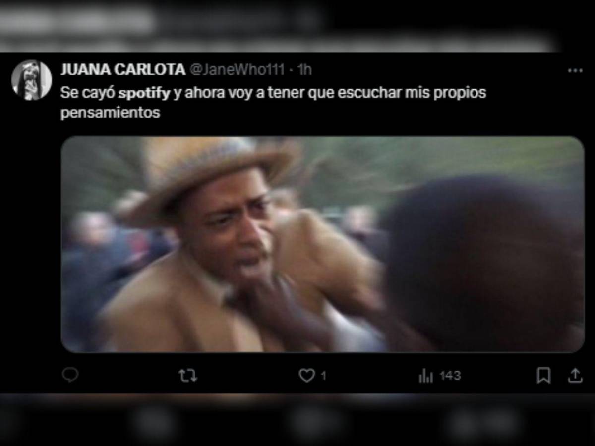 Usuarios reaccionan con memes a la caída de Spotify: Aquí los mejores Usuarios reaccionan con memes a la caída de Spotify: Aquí los mejores