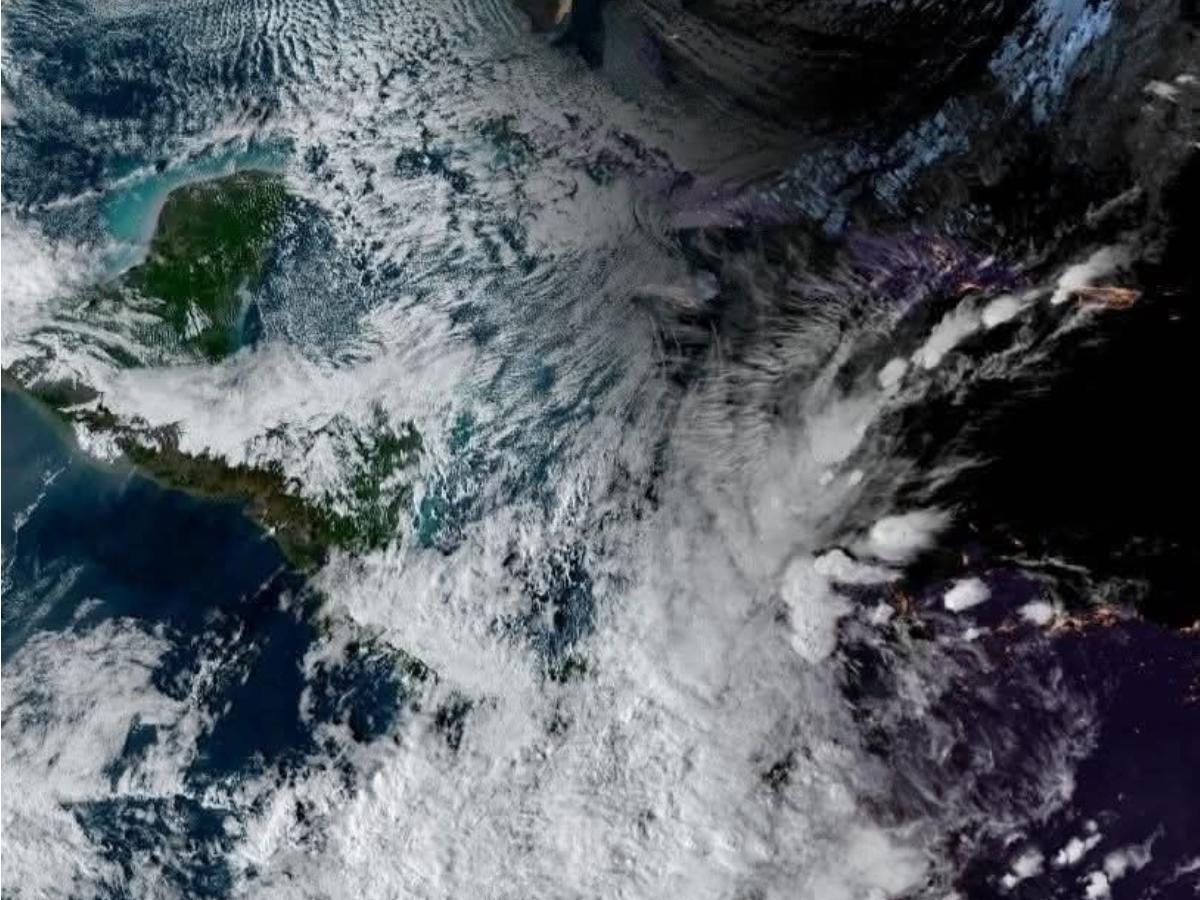 En mapa meteorológico: así se observa la masa de aire frío en Centroamérica