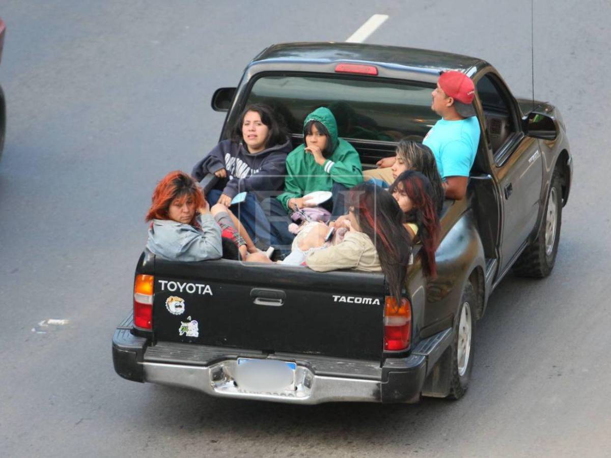 Congestión vial en salida al norte por masivo retorno a la capital tras Semana Santa