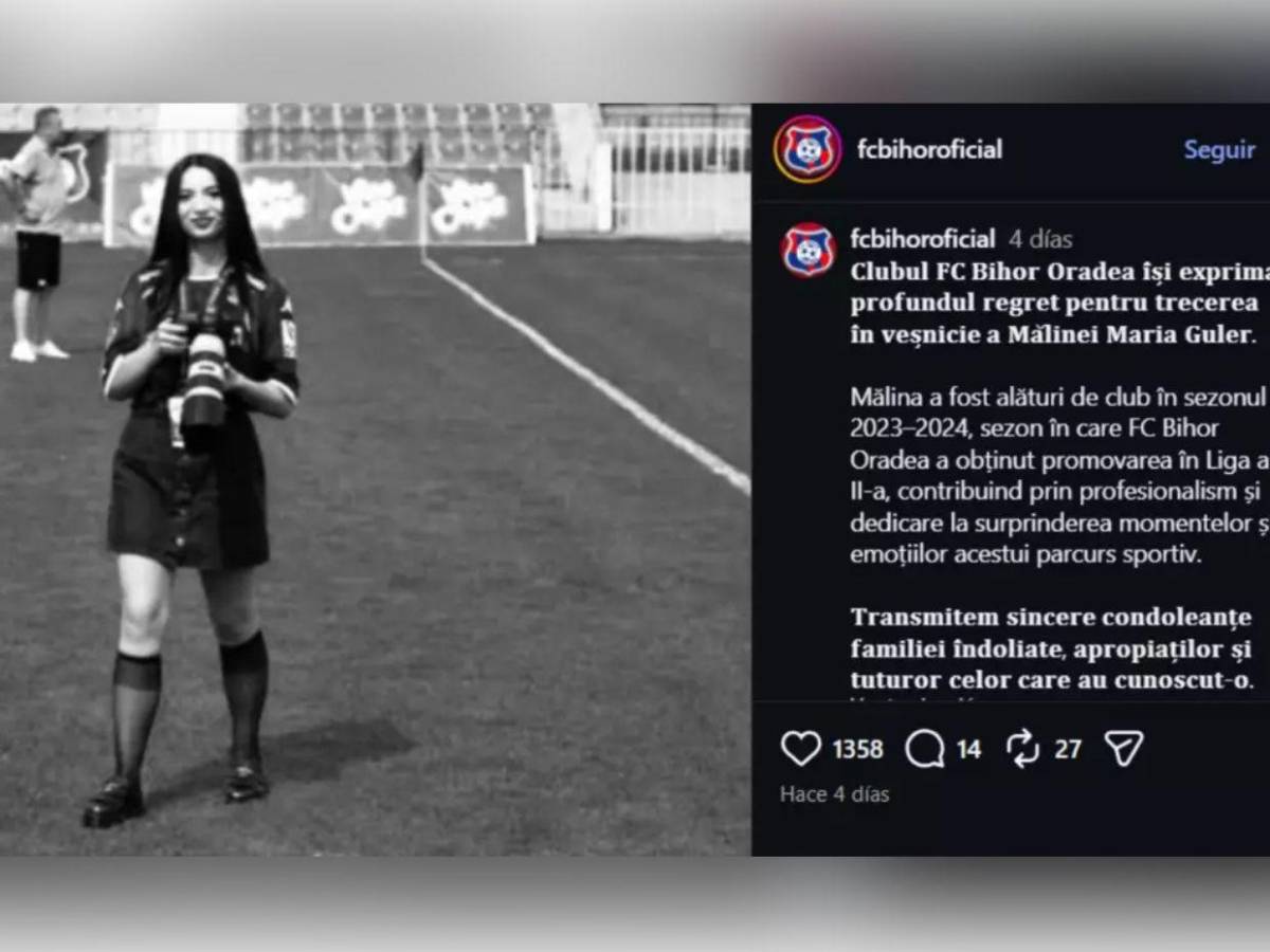 Fotoperiodista deportiva muere tras caer de un séptimo piso en Rumanía