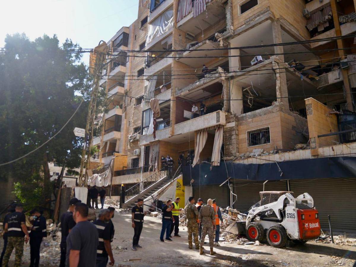 Muertos, heridos y edificios destruidos: fotos del caos en Beirut tras ataque de Israel