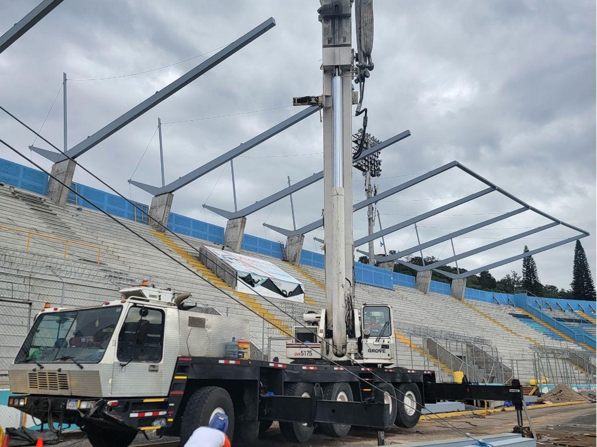 Así avanza remodelación en el estadio Nacional: Completa importante fase del techado