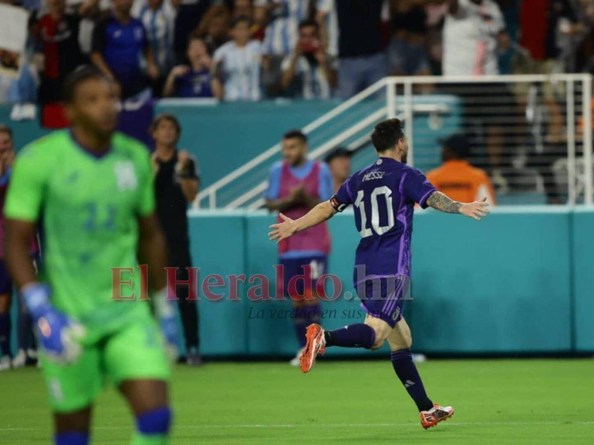 Con doblete de Messi, una inferior Honduras cae goleada 3-0 ante Argentina