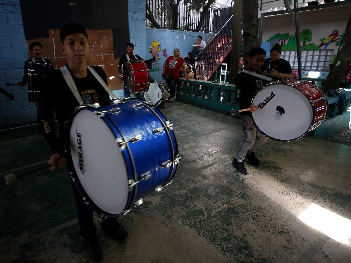 Ritmo y disciplina: la banda de Monte Hermón promete ser protagonista del 15 de septiembre