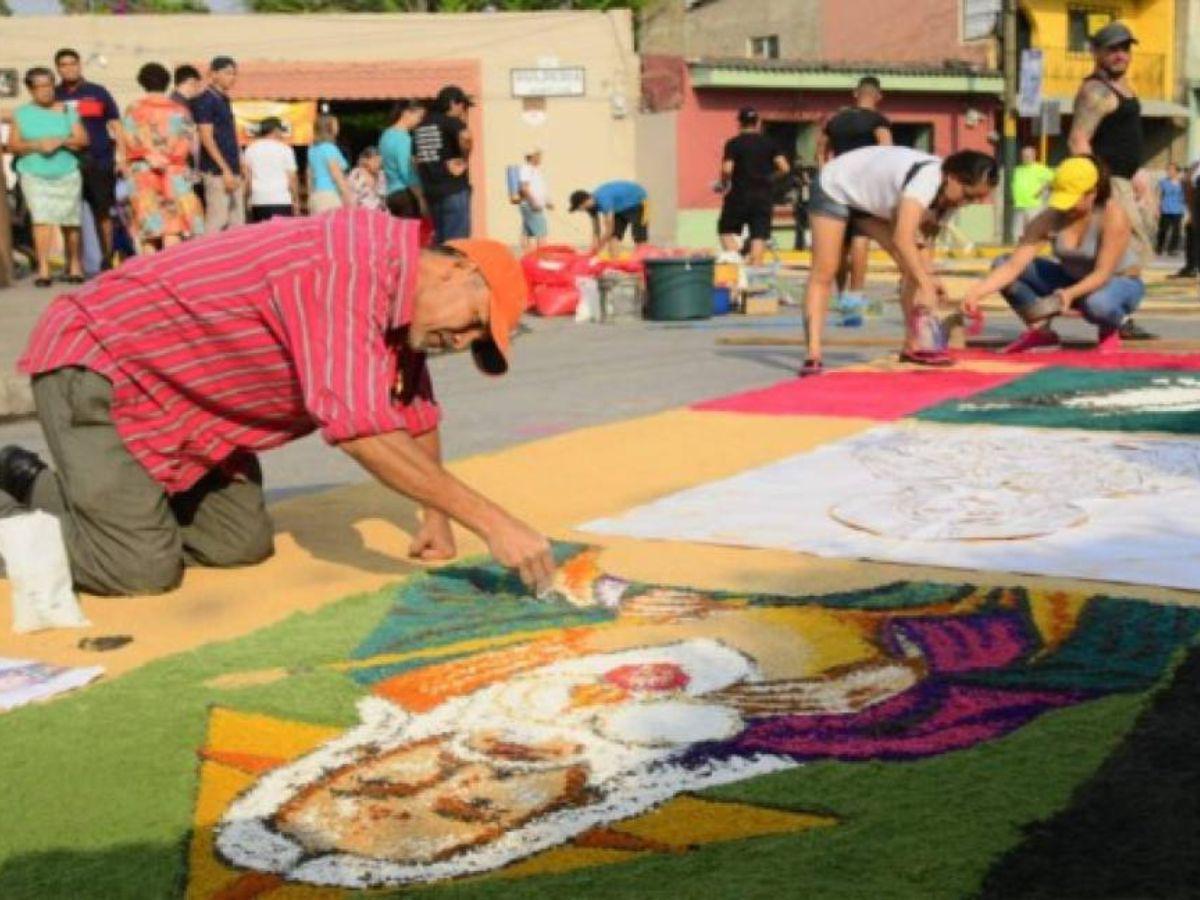 Alfombras de Semana Santa, una muestra de arte y fe