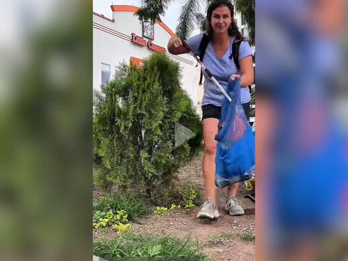 ¿Quiénes son Mikaela y Jirka, turistas que recorren Honduras y recolectan basura?