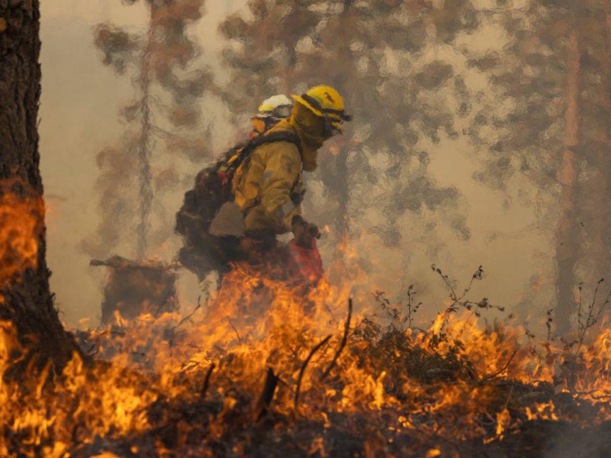 Gigantesco incendio forestal se propaga ferozmente en California