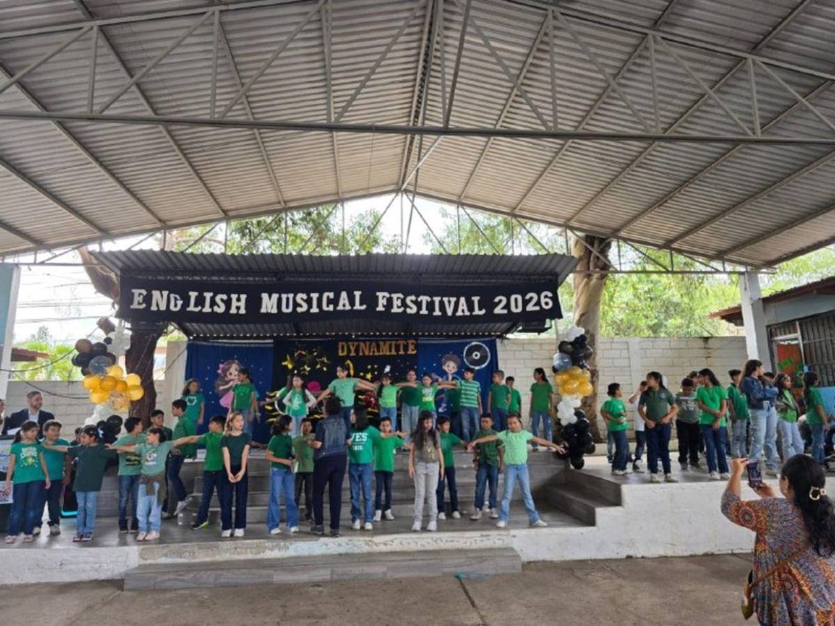 Canciones y creatividad: Escuela Roberto Sosa celebra su Festival Musical en Inglés 2026