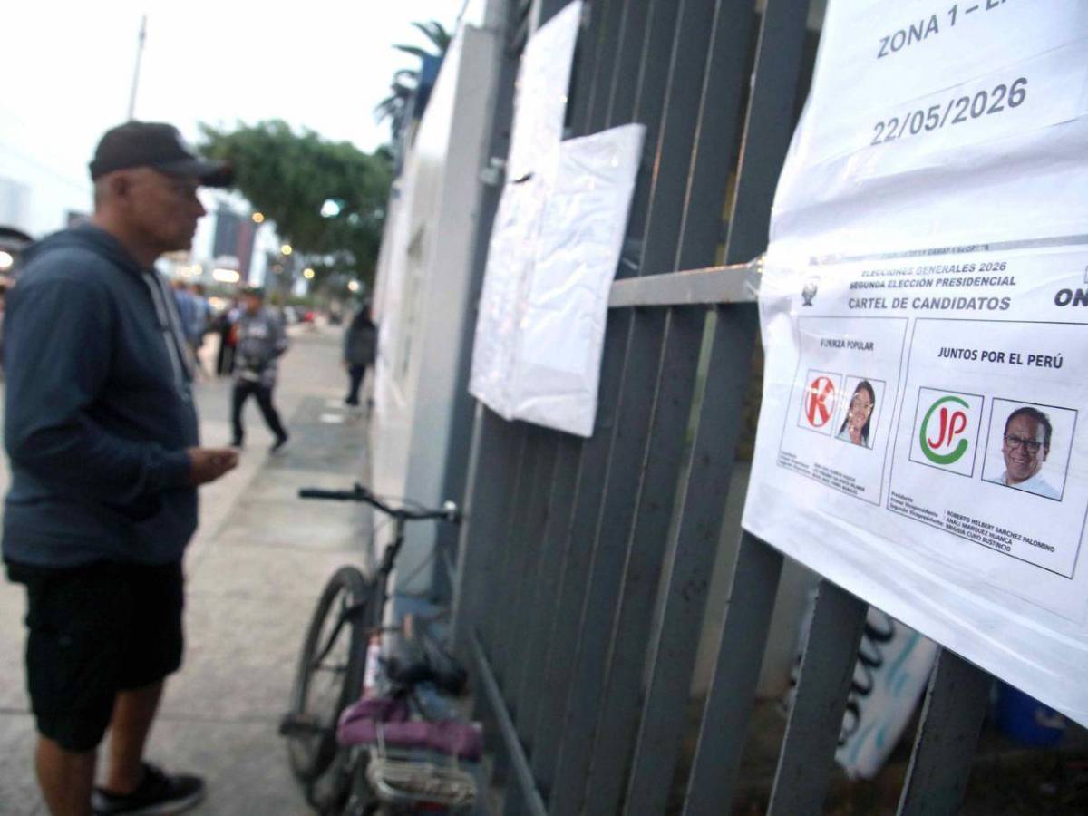 Segunda vuelta con falta de material en mesas: así se desarrollan las elecciones en Perú