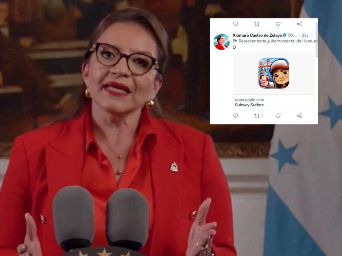 El tuit desde la cuenta de la presidenta Xiomara Castro que fue borrado