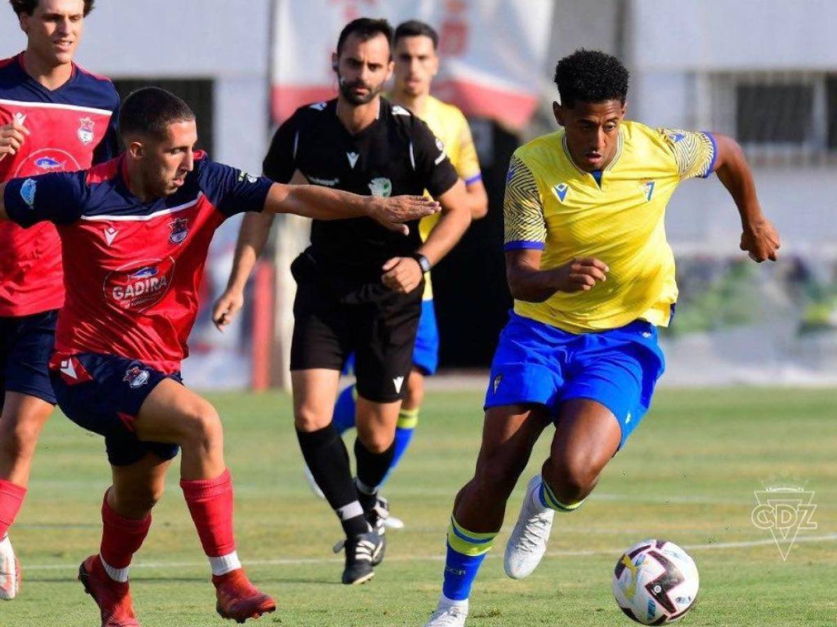 ¡Gol catracho! Anthony Lozano anota en goleada del Cádiz en inicio de la pretemporada