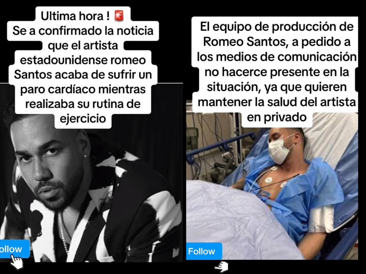 Captura de pantalla tomada a video que circula en redes sociales, donde se muestra al cantante hospitalizado; la imagen ya circulaba en redes desde hace un año.