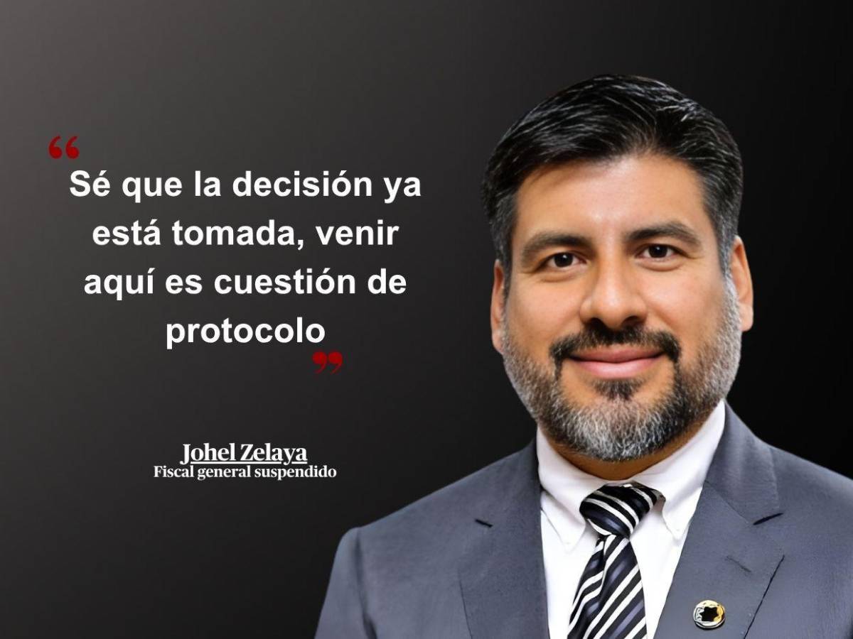 Esta denuncia es política: las frases de Johel Zelaya en su comparecencia por juicio político