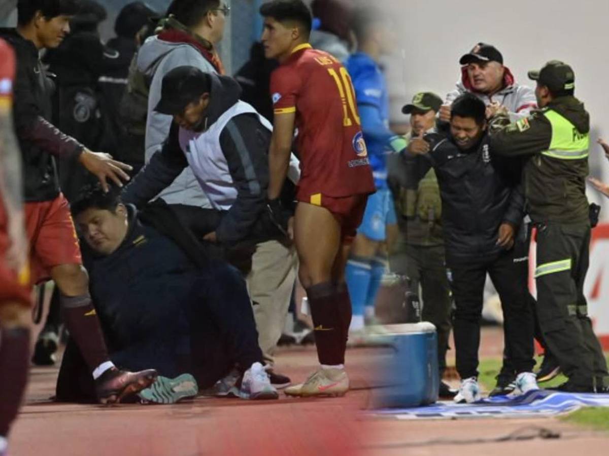 Partido de fútbol termina en batalla campal; 17 expulsados y directivo fracturado