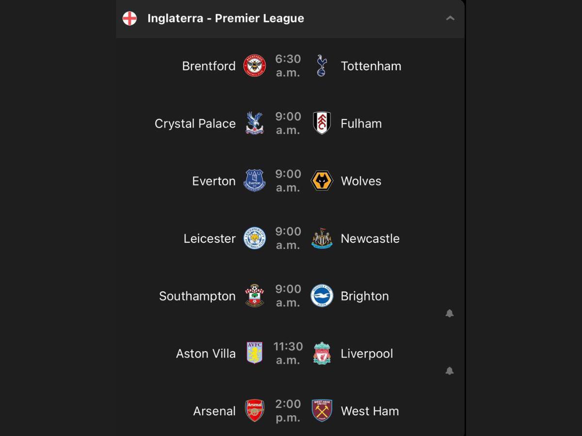 Jornada completa del lunes 26 de diciembre en la Liga Premier de Inglaterra.