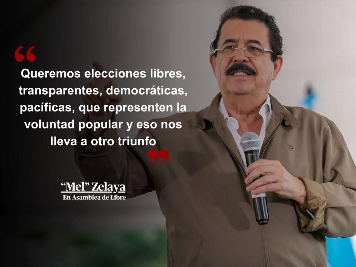 “Se preocupa la oligarquía porque Rixi no se vende: Frases de 'Mel' Zelaya en asamblea “Se preocupa la oligarquía porque Rixi no se vende: Frases de 'Mel' Zelaya en asamblea